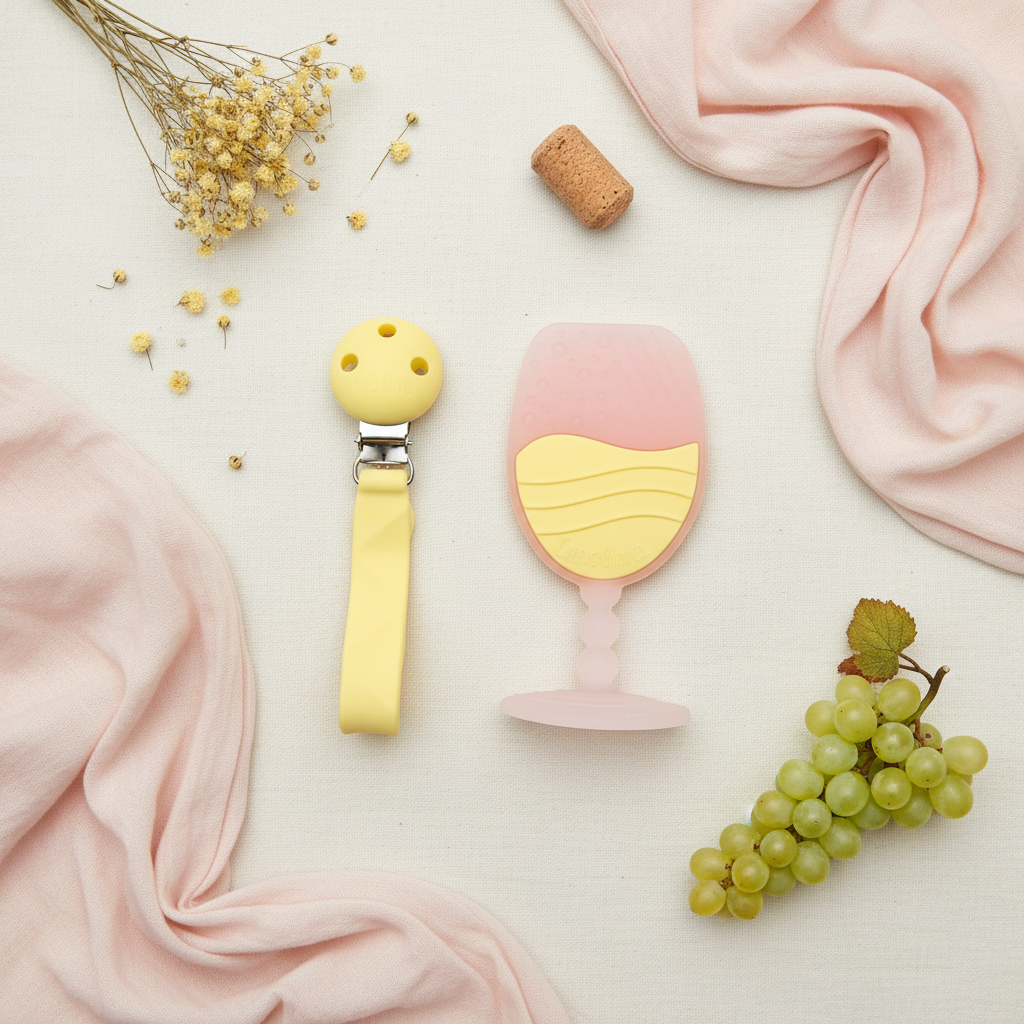 Baby Vino Teether - White