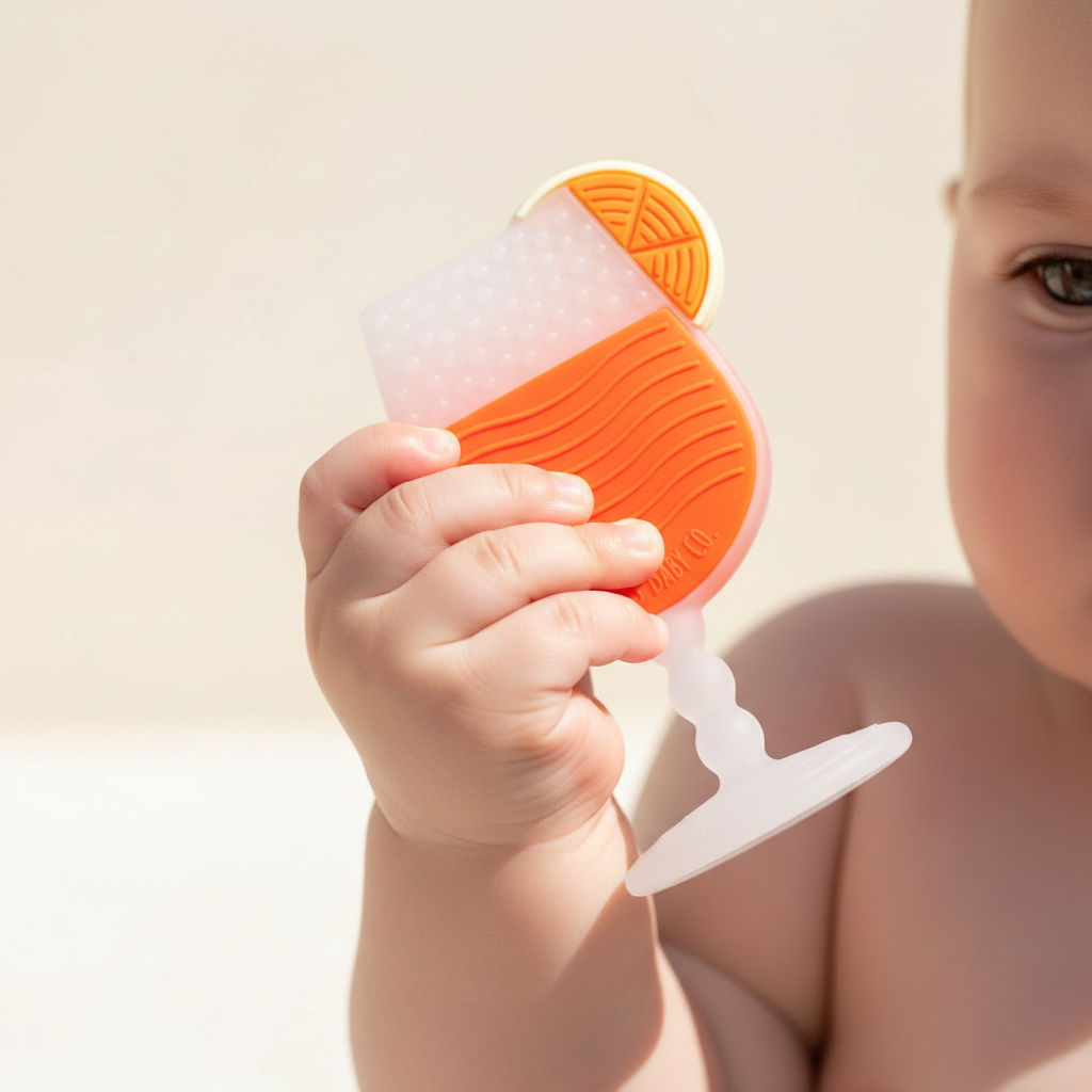 Soothing Spritz in baby hand