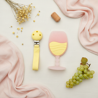 Baby Vino Teether - White